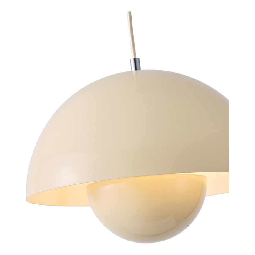Lustra ar auklu 1xE27/15W/230V krēmkrāsa
