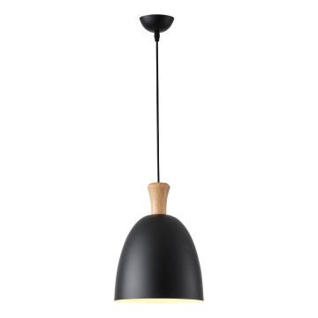 Lustra ar auklu 1xE27/15W/230V melna d. 23 cm