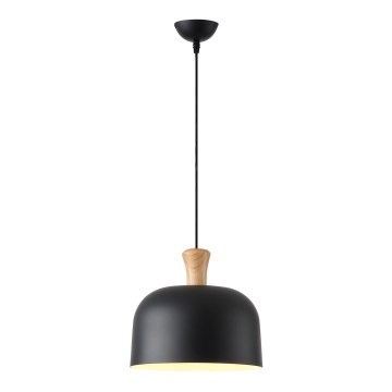 Lustra ar auklu 1xE27/15W/230V melna d. 27 cm