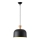 Lustra ar auklu 1xE27/15W/230V melna d. 27 cm