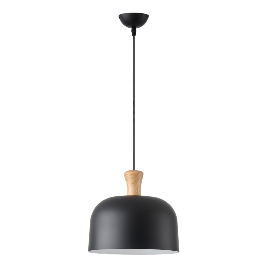 Lustra ar auklu 1xE27/15W/230V melna d. 27 cm
