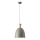 Lustra ar auklu 1xE27/15W/230V pelēka d. 23 cm