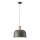 Lustra ar auklu 1xE27/15W/230V pelēka d. 27 cm