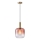 Lustra ar auklu 1xE27/15W/230V sarkana/dūmakains d. 20 cm