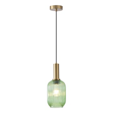 Lustra ar auklu 1xE27/15W/230V zaļa 13 cm