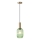 Lustra ar auklu 1xE27/15W/230V zaļa 13 cm