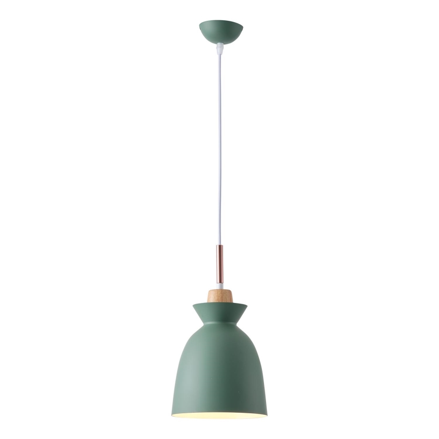 Lustra ar auklu 1xE27/15W/230V zaļa d. 19,5 cm