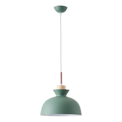 Lustra ar auklu 1xE27/15W/230V zaļa d. 28 cm