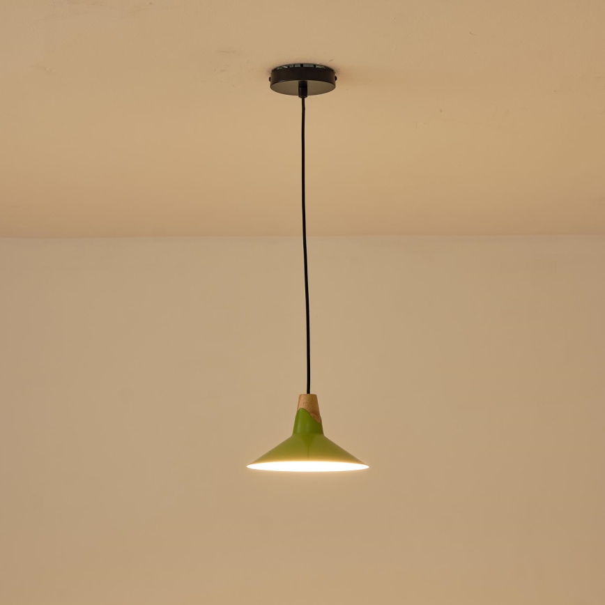 Lustra ar auklu 1xE27/15W/230V zaļa
