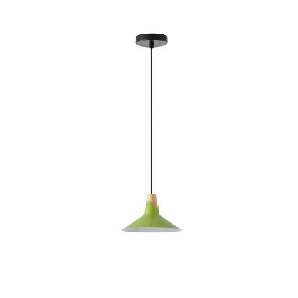 Lustra ar auklu 1xE27/15W/230V zaļa