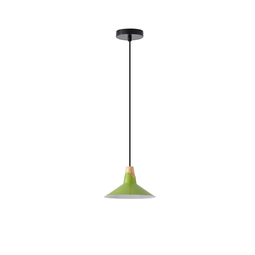 Lustra ar auklu 1xE27/15W/230V zaļa
