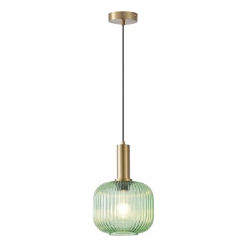 Lustra ar auklu 1xE27/15W/230V zaļa pr. 20 cm