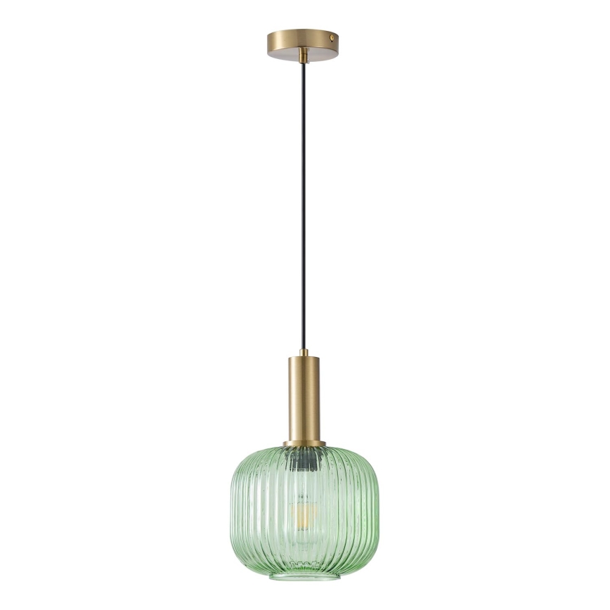 Lustra ar auklu 1xE27/15W/230V zaļa pr. 20 cm