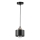 Lustra ar auklu 1xE27/35W/230V d. 12 cm melna/zelta
