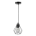 Lustra ar auklu 1xE27/35W/230V d. 18 cm melna