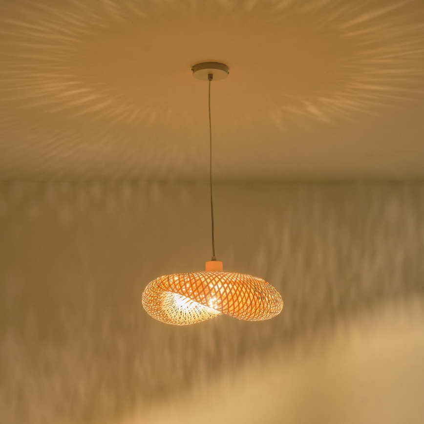 Lustra ar auklu 1xE27/40W/230V bambusa
