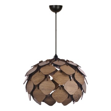 Lustra ar auklu 1xE27/40W/230V brūna