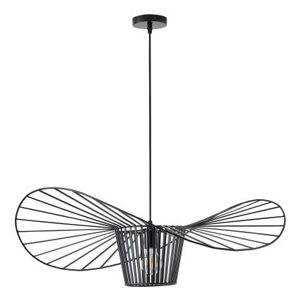 Lustra ar auklu 1xE27/40W/230V melna