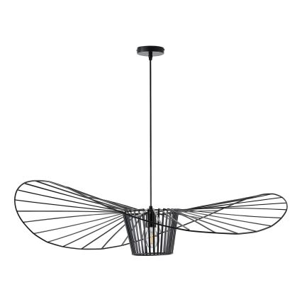 Lustra ar auklu 1xE27/40W/230V melna