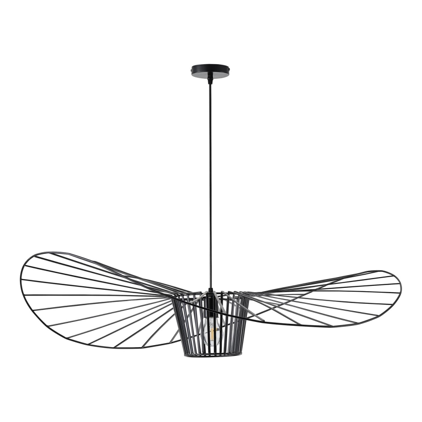 Lustra ar auklu 1xE27/40W/230V melna