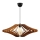 Lustra ar auklu 1xE27/60W/230V brūna d. 47 cm