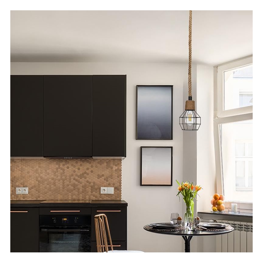 Lustra ar auklu 1xE27/60W/230V d. 15 cm