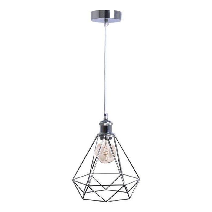 Lustra ar auklu 1xE27/60W/230V d. 22 cm spīdīgi hromēts
