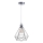 Lustra ar auklu 1xE27/60W/230V d. 22 cm spīdīgi hromēts