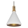 Lustra ar auklu 1xE27/60W/230V d. 23 cm balta