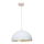Lustra ar auklu 1xE27/60W/230V d. 30 cm balta