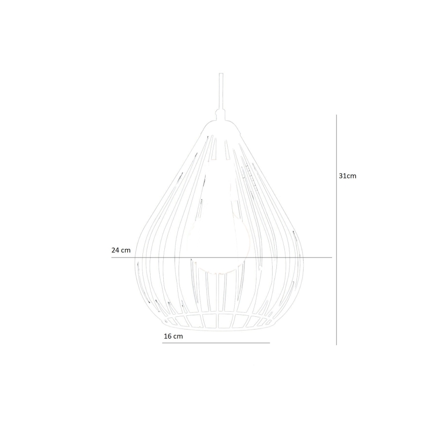 Lustra ar auklu 1xE27/60W/230V