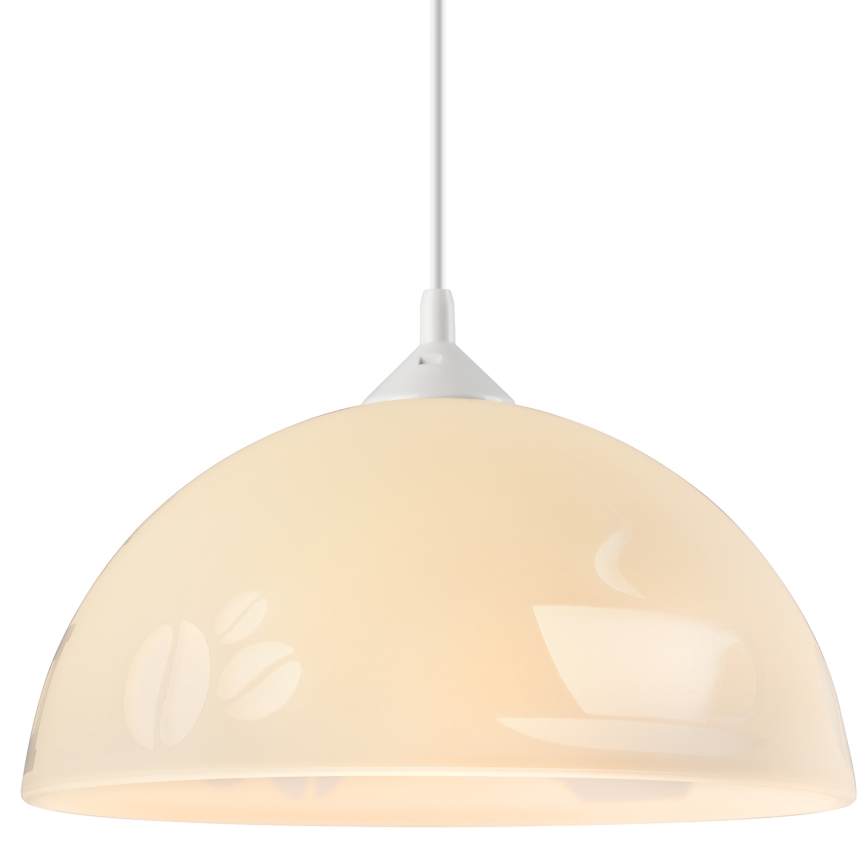 Lustra ar auklu 1xE27/60W/230V KAFIJA
