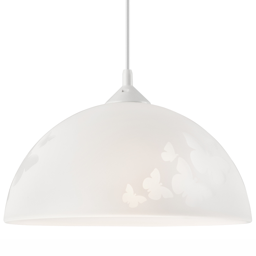 Lustra ar auklu 1xE27/60W/230V taureņi