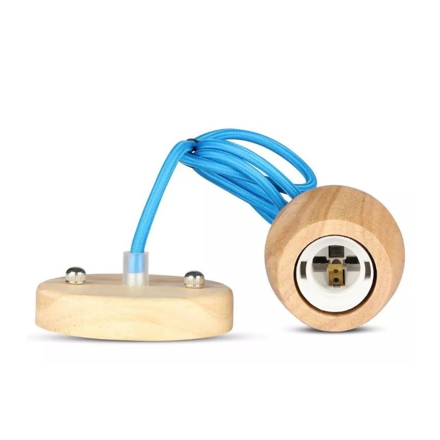 Lustra ar auklu 1xE27/60W/230V zila