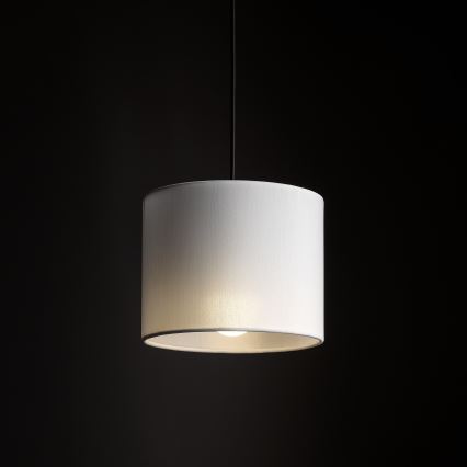 Lustra ar auklu 3 fāžu sliežu sistēmai TRACER 1xE27/15W/230V d. 20 cm melna/balta