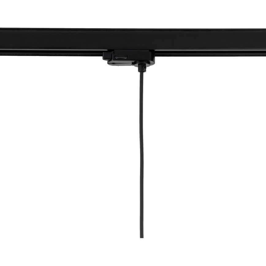 Lustra ar auklu 3 fāžu sliežu sistēmai TRACER 1xE27/15W/230V d. 20 cm melna/pelēka