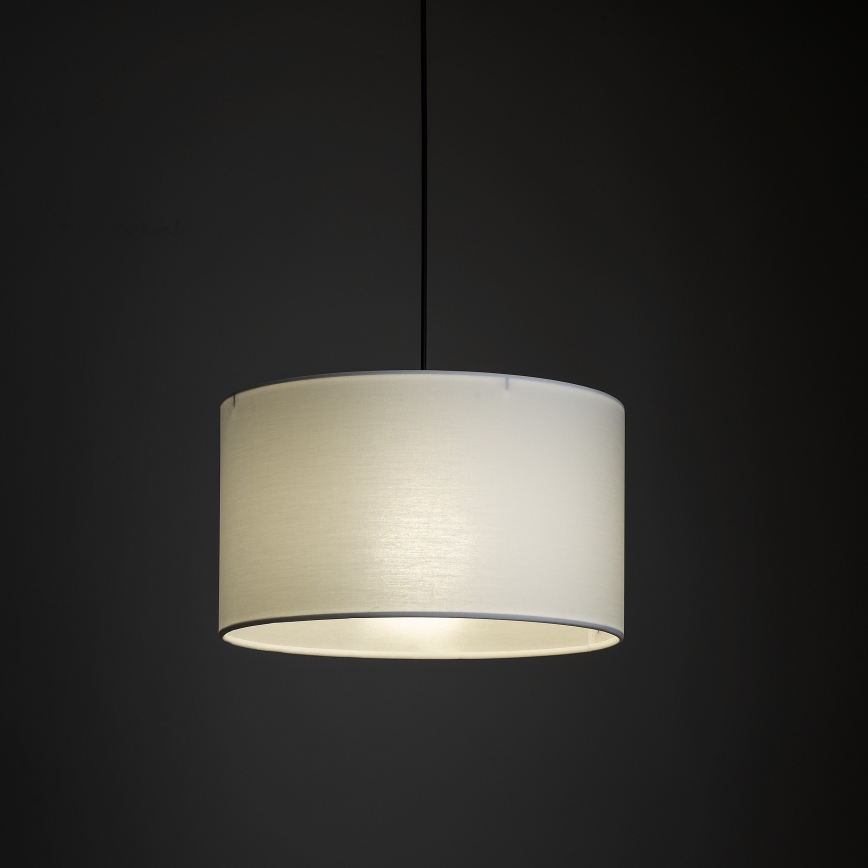 Lustra ar auklu 3 fāžu sliežu sistēmai TRACER 1xE27/15W/230V d. 38 cm melna/balta