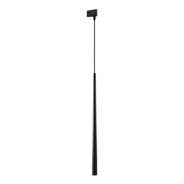 Lustra ar auklu 3 fāžu sliežu sistēmai PIANO 1xG9/8W/230V melna