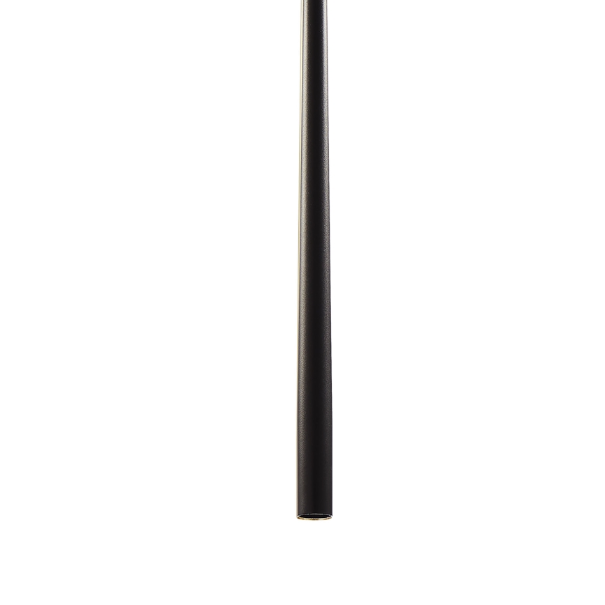 Lustra ar auklu 3 fāžu sliežu sistēmai PIANO 1xG9/8W/230V melna