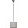Lustra ar auklu 3 fāžu sliežu sistēmai TRACER 1xE27/15W/230V d. 30 cm melna/pelēka