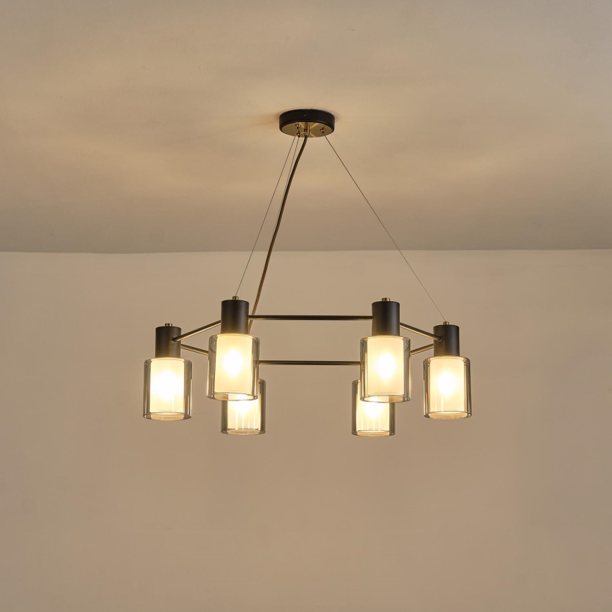 Lustra ar auklu 6xE14/15W/230V