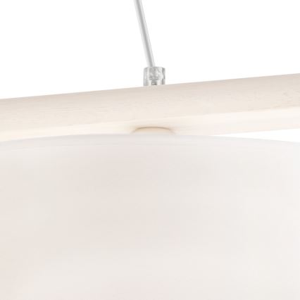 Lustra ar auklu AIDA 2xE27/60W/230V ozols