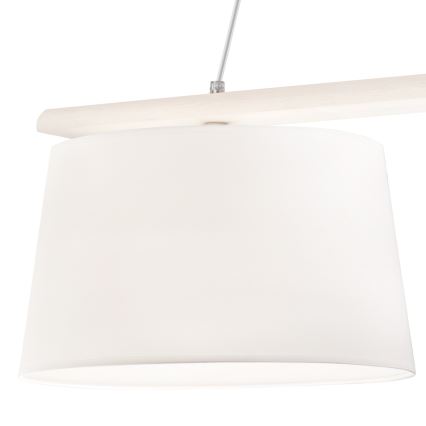 Lustra ar auklu AIDA 2xE27/60W/230V ozols