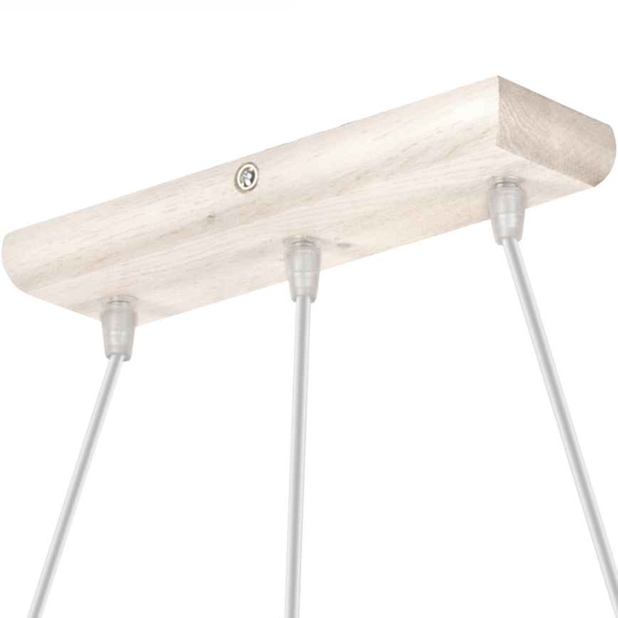 Lustra ar auklu AIDA 3xE27/60W/230V ozols