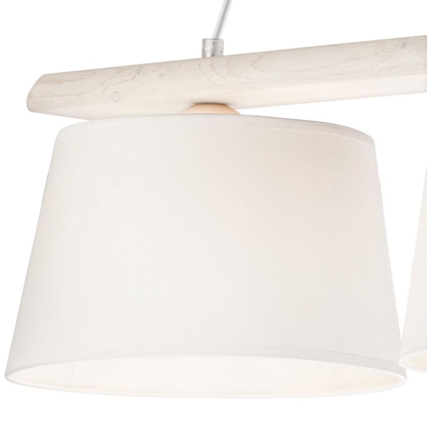 Lustra ar auklu AIDA 3xE27/60W/230V ozols