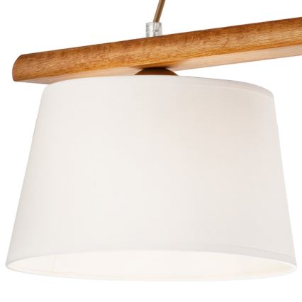 Lustra ar auklu AIDA 3xE27/60W/230V ozols
