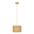 Lustra ar auklu ALBA 1xE27/15W/230V d. 20 cm brūna