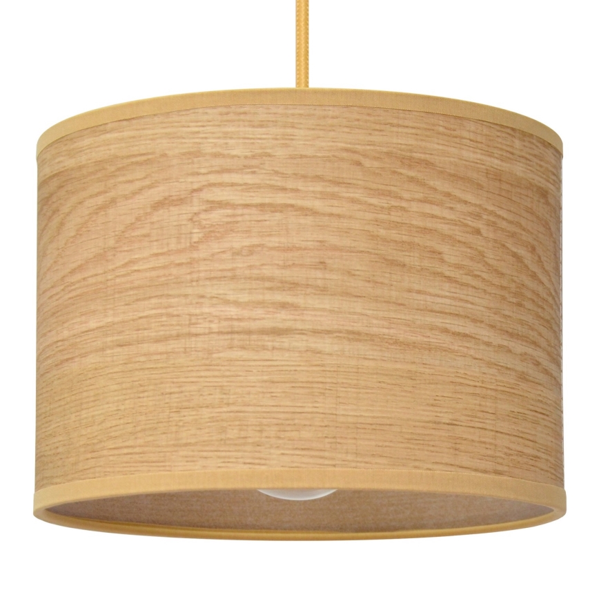 Lustra ar auklu ALBA 1xE27/15W/230V d. 20 cm brūna
