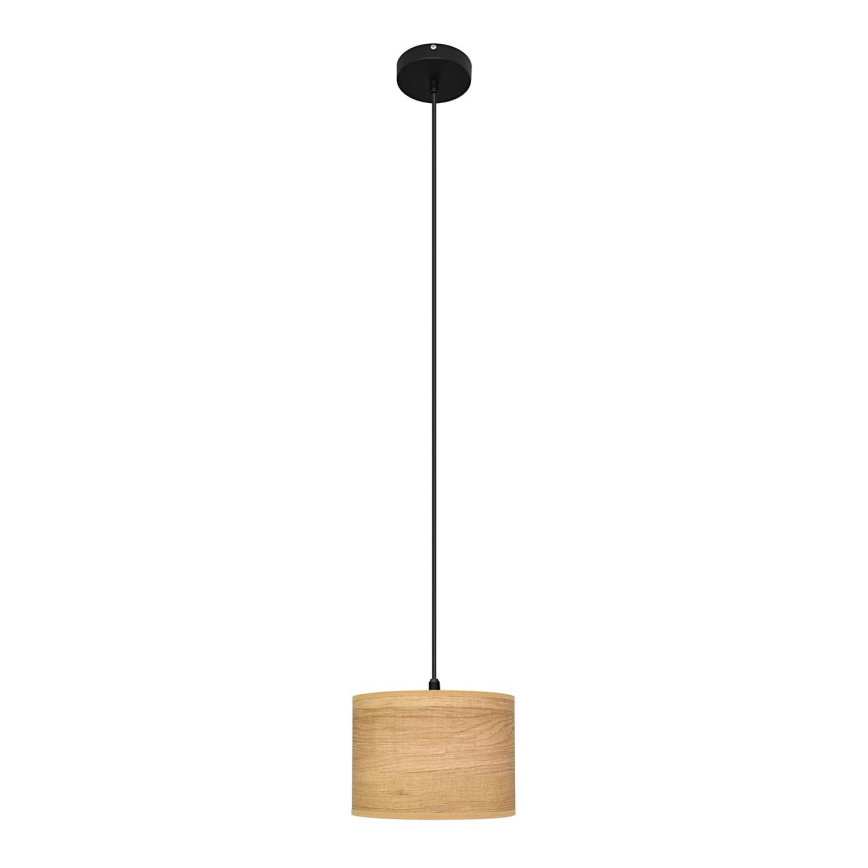 Lustra ar auklu ALBA 1xE27/15W/230V d. 20 cm brūna/melna