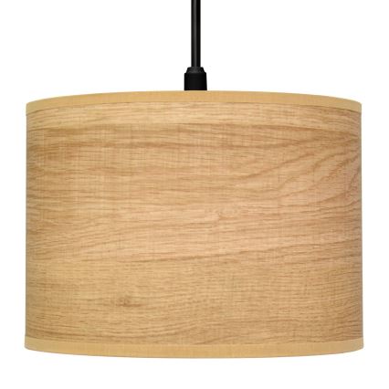 Lustra ar auklu ALBA 1xE27/15W/230V d. 20 cm brūna/melna